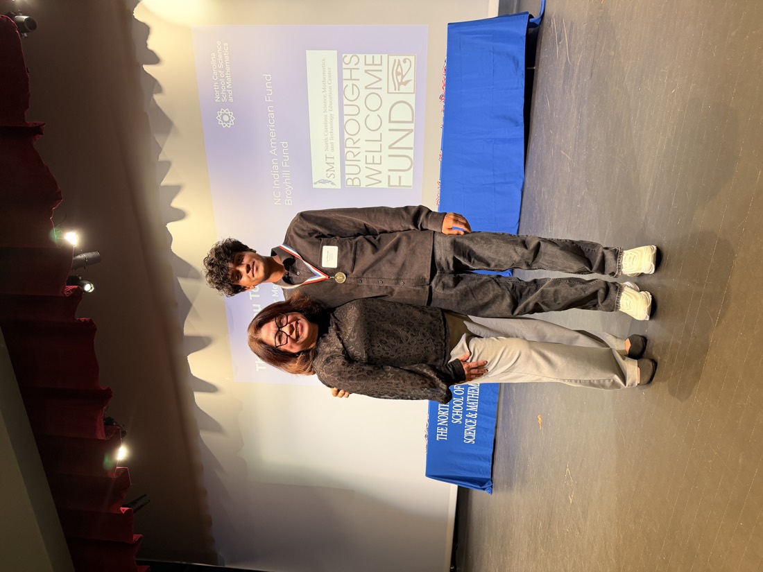 NC science and mathematics awards ceremony
